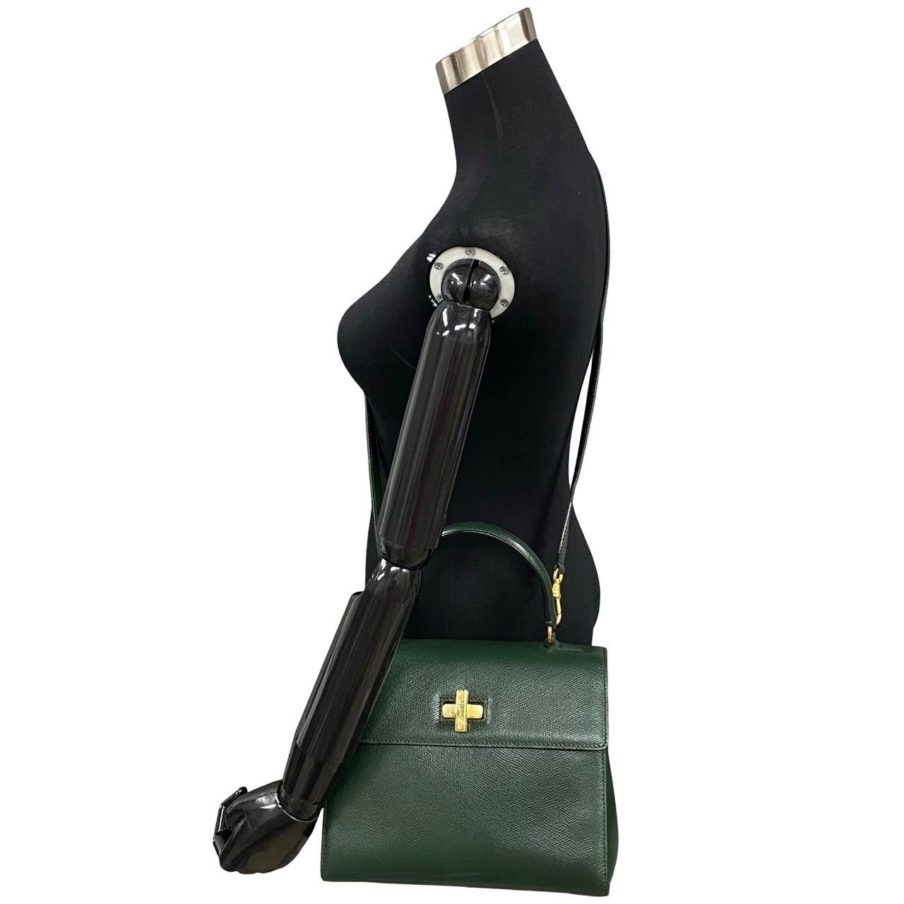 未使用保管品 CELINE セリーヌ ヴィンテージ ロゴ 金具 レザー 未使用保管品 CELINE セリーヌ ヴィンテージ ロゴ 金具 レザー