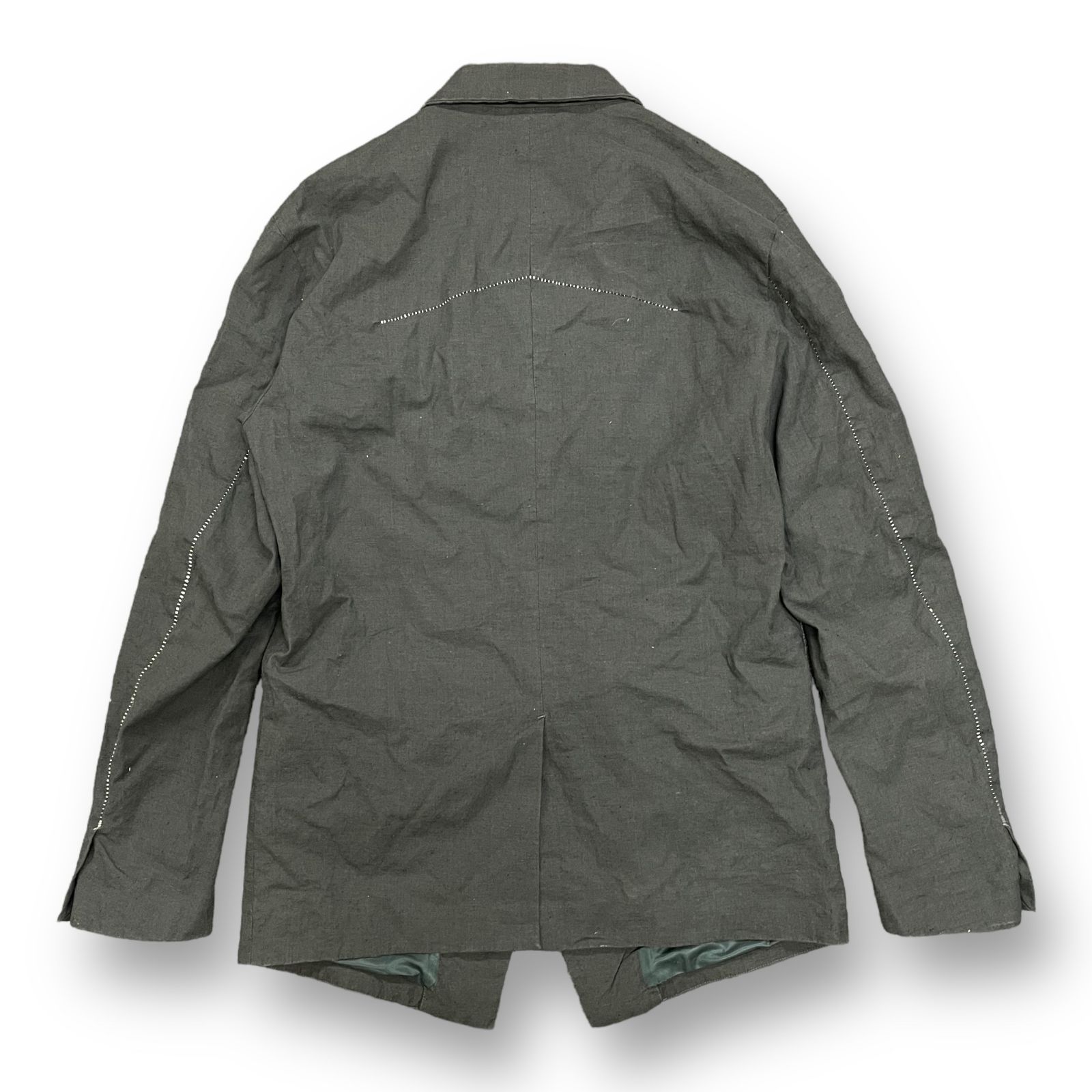 定価59400円 美品 RIPVANWINKLE LINEN JERSEY JACKET リネン ジャージ