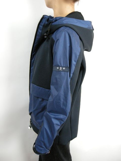 サイズ2■新品■タトラス BIONE 異素材切替ナイロンジャケット 紺 メンズ サイズ2 (M相当)□新品□TATRAS タトラス BIONE 異素材切替