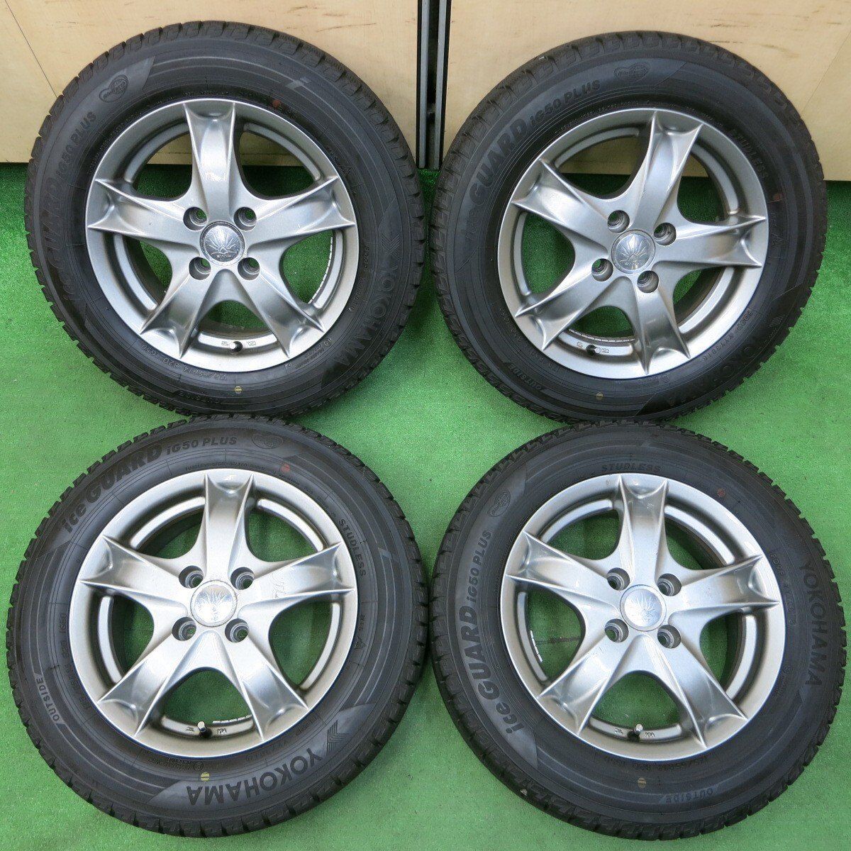 バリ溝 ほぼ10分 スタッドレス 175|65R14 ヨコハマ アイスガード iG50 プラス STYTZ 14インチ PCD100|4H 4052405イス