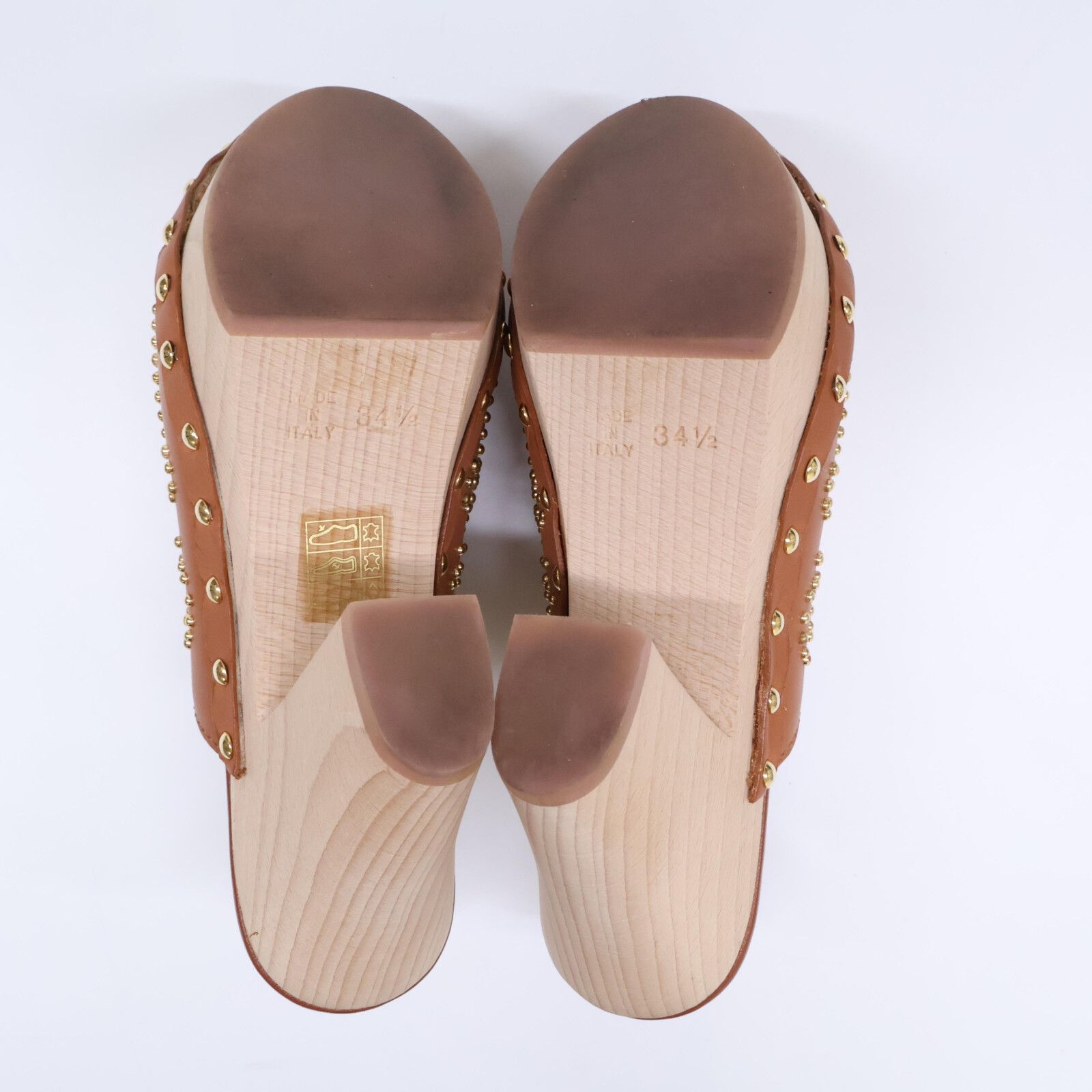 Sergio Rossi セルジオロッシ 【美品】スタッズ付 レザー サボ