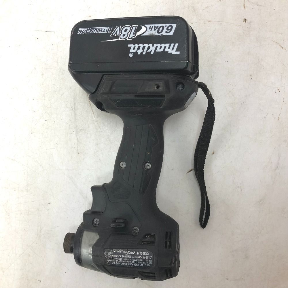 充電式インパクトドライバ 黒