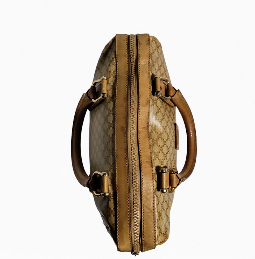 USED中古品】CELINE セリーヌ マカダム PVC カーフ レザー