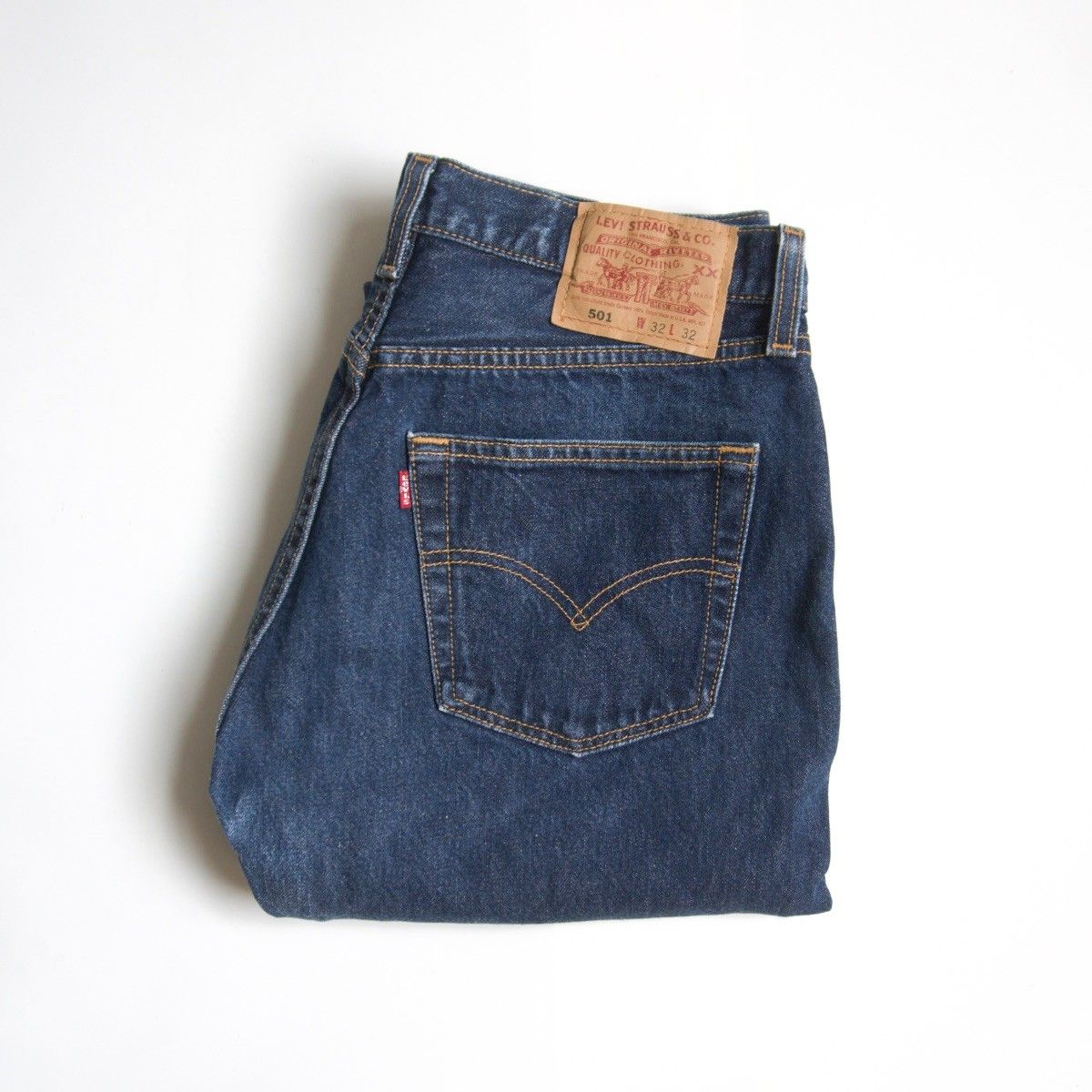 【雰囲気抜群/90s】 LEVI'S 【501 デニムパンツ】32×32 リーバイス アメリカ製 90年代 古着 wsm 25090155