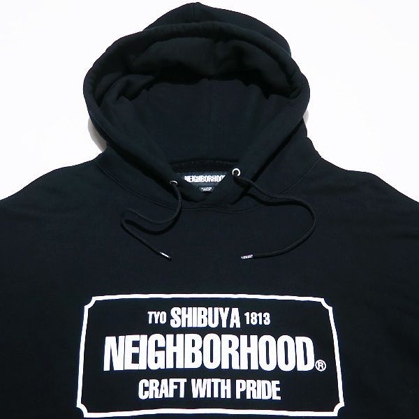 NEIGHBORHOOD ネイバーフッド 23SS NH SHIBUYA SWEATPARKA 231UWNH-CSM01S 渋谷リニューアルオープン記念  スウェット パーカー ブラック トップス ロングスリーブ フーディー - メルカリ