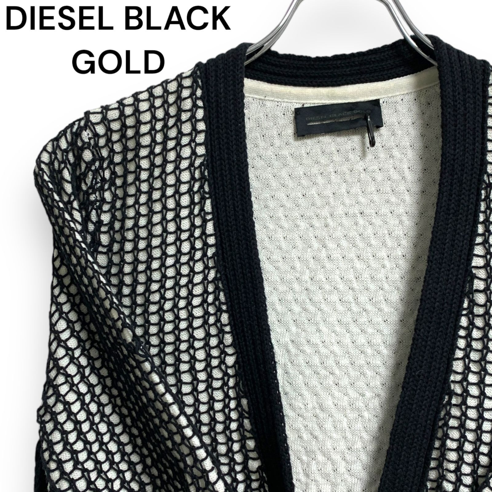 DIESEL BLACK GOLD ディーゼルブラックゴールド カーディガン ブラック ...