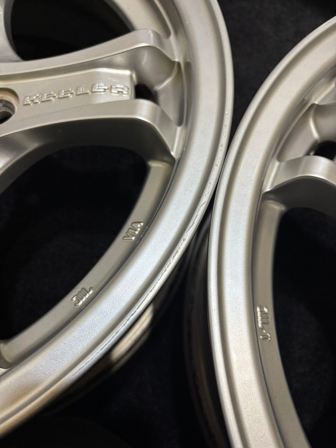 Weds KEELER 16インチ 5.5J 22 139.7 5H アルミホイール 4本 ジムニー 1-K362 FFCRYSTALESIA_COM