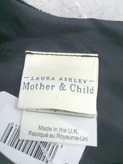 LAURA ASHLEY キッズ 子供服 ベロア調 ノースリーブ 膝丈 ワンピース