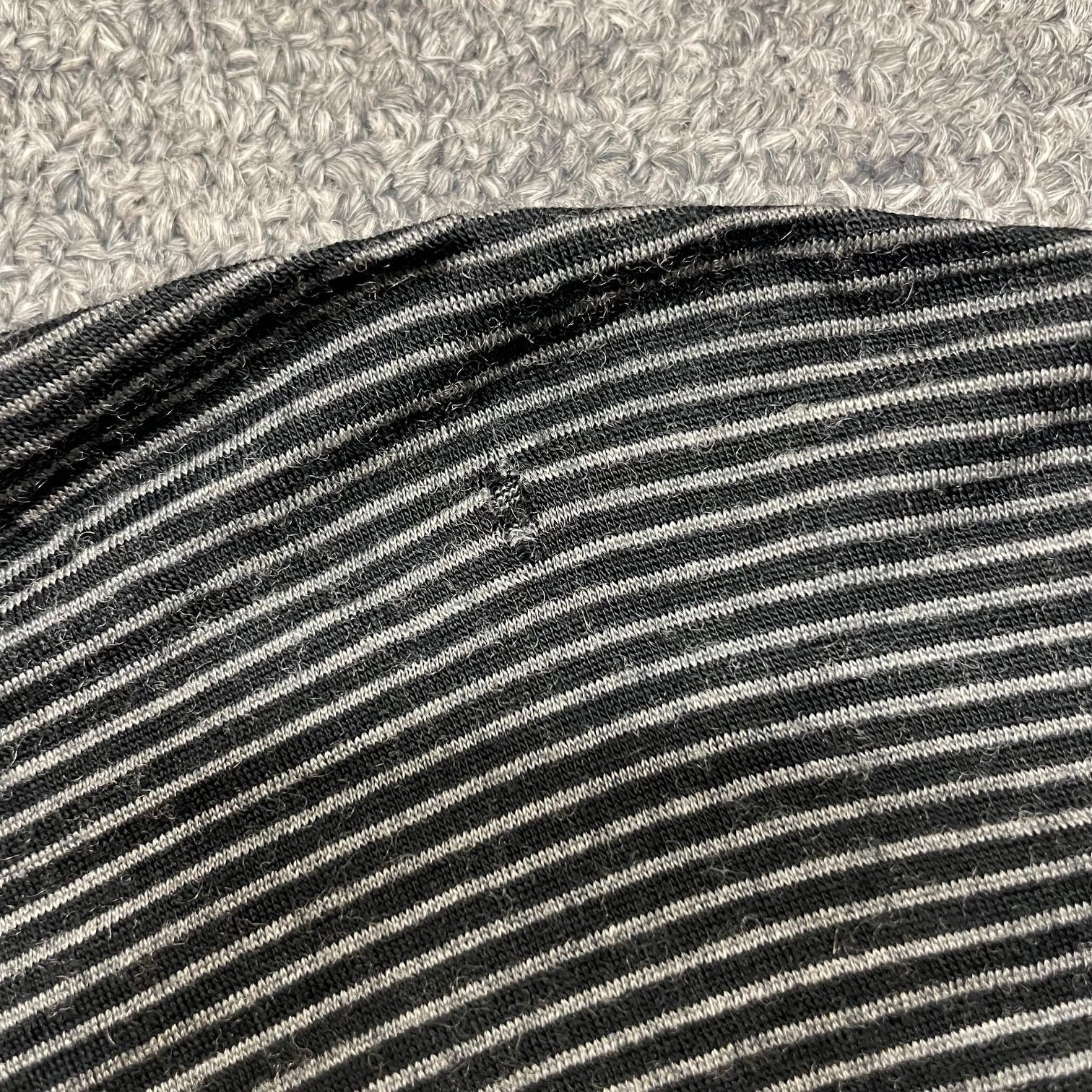 【新品】グラフペーパー　ウールボーダー　タートルネック　Ｔシャツ　ニット　1 Graphpaper / Wool Border L/S Turtle Neck Tee | LIVING