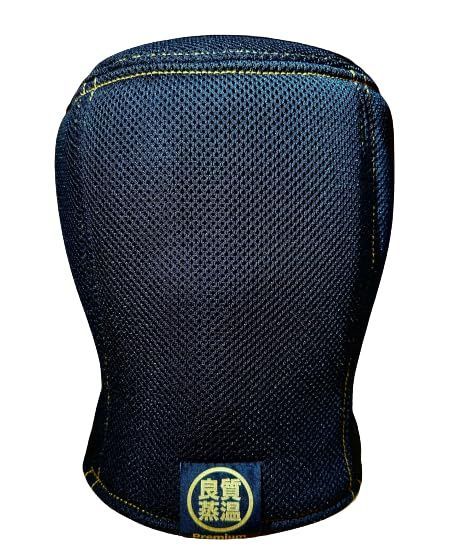 トリプル!! 3枚仕立て 耐熱素材 - ハード＆ハード 次世代 世界初! Sauna Armor ブラック 虚無僧君メッシュ 次世代 3層構造 メッシュ素材 サウナハット コサック風