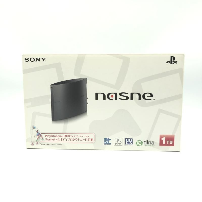 中古】ｹﾞｰﾑOP）SONY nasne(ﾅｽﾈ) CECH-ZNR2J 1TB[10