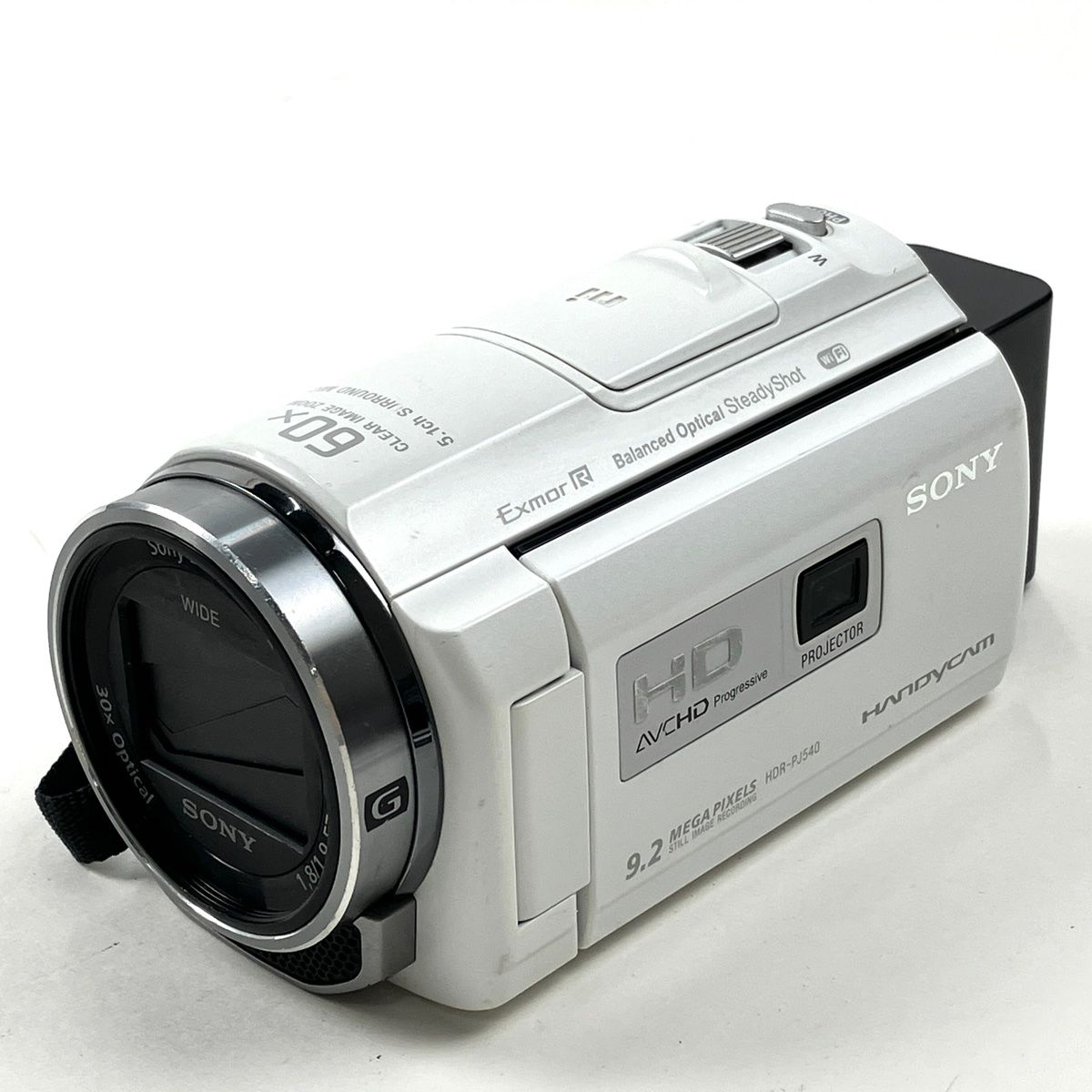 ソニー SONY HDR-PJ540 ホワイト デジタルビデオカメラ コンパクト