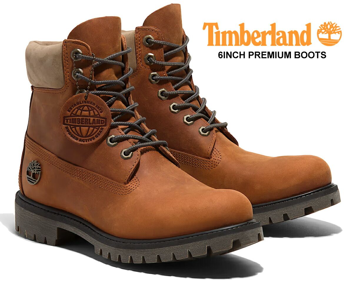 ティンバーランド 6インチ ブーツ Timberland 6INCH PREMIUM BOOTS MEDIUM ORANGE FULL GRAIN a2p6w-ejd ウォータープルーフ 防水
