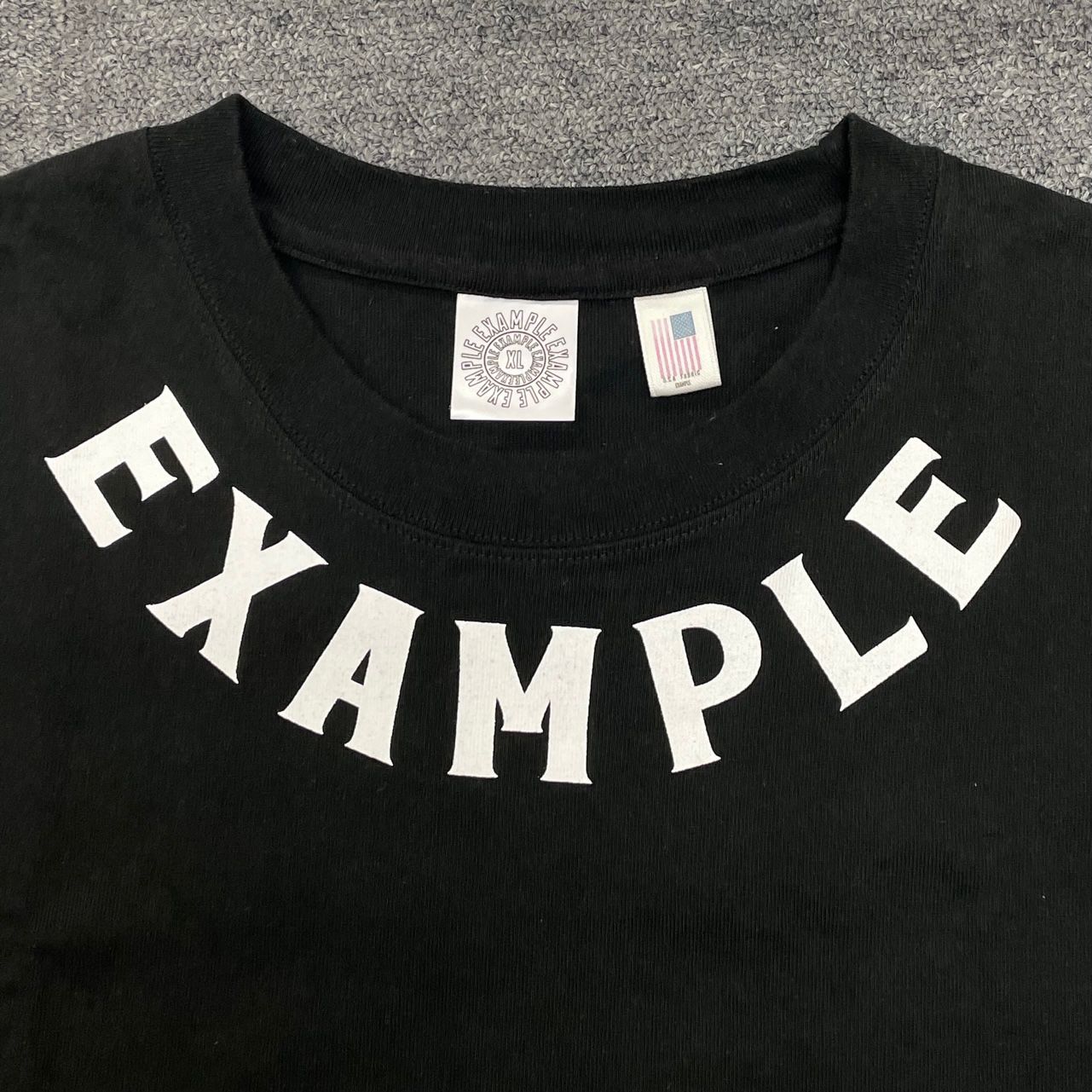 EXAMPLE L イグザンプル Tシャツ 半袖 T Shirt 黒 / ブラック ...