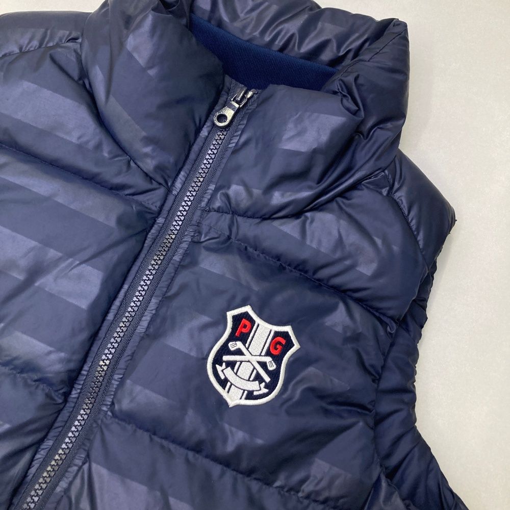 サイズ 1 PEARLY GATES パーリーゲイツ ダウンベスト ボーダー柄 ネイビー系 240101503263 ゴルフウェア レディース ストスト WHITEMONARCHHOTEL_COM