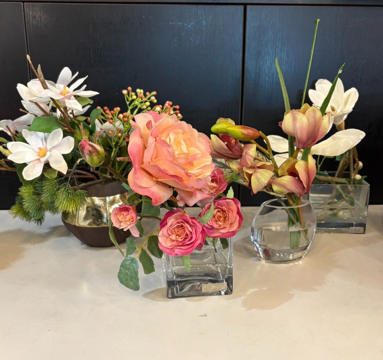 訳アリ品含む エミリオロバ 4点セット EMILLO ROBBA アートフラワー 造花 ◎