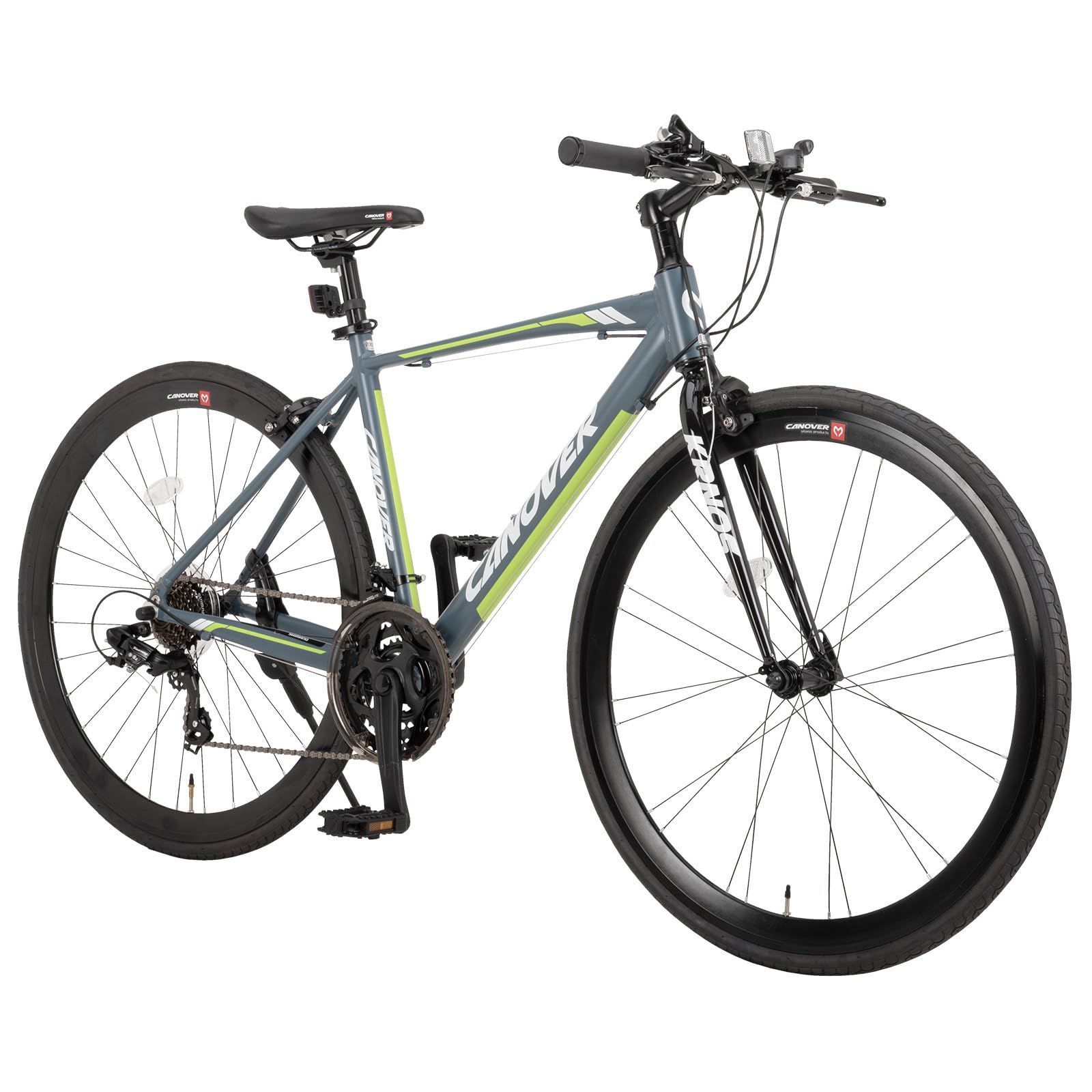 カノーバー(CANOVER) クロスバイク 自転車 21段変速 エアロチューブ アルミフレーム CAC-028 KRNOS カノーバー(CANOVER) クロスバイク 自転車 21段変速 エアロチューブ