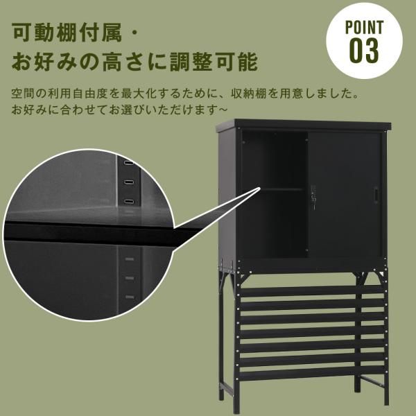 収納庫 エアコン室外機