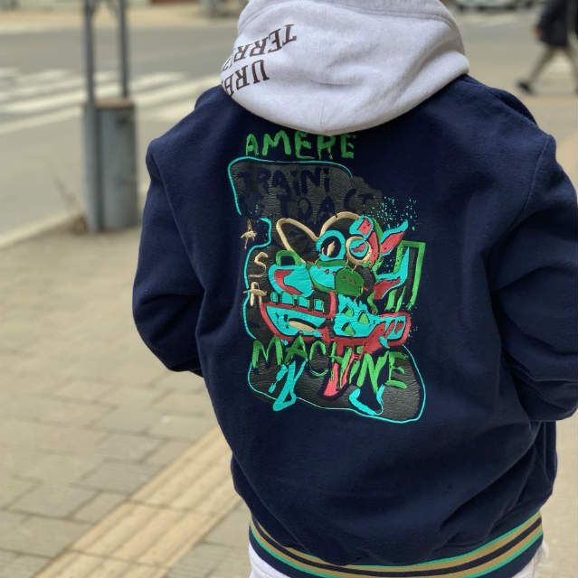 CAV EMPT ネイビー　ジップアップジャケット CE CAV EMPT | Official mail order – The Contemporary Fix Kyoto