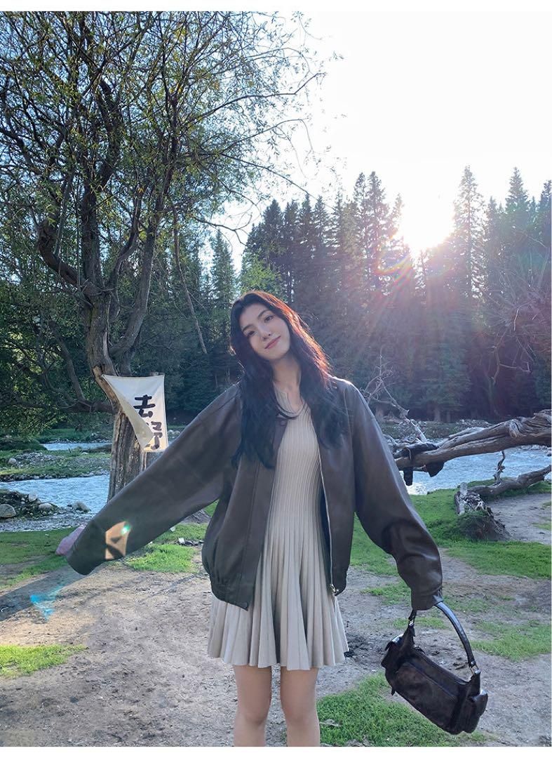 大人 ミニニットワンピース