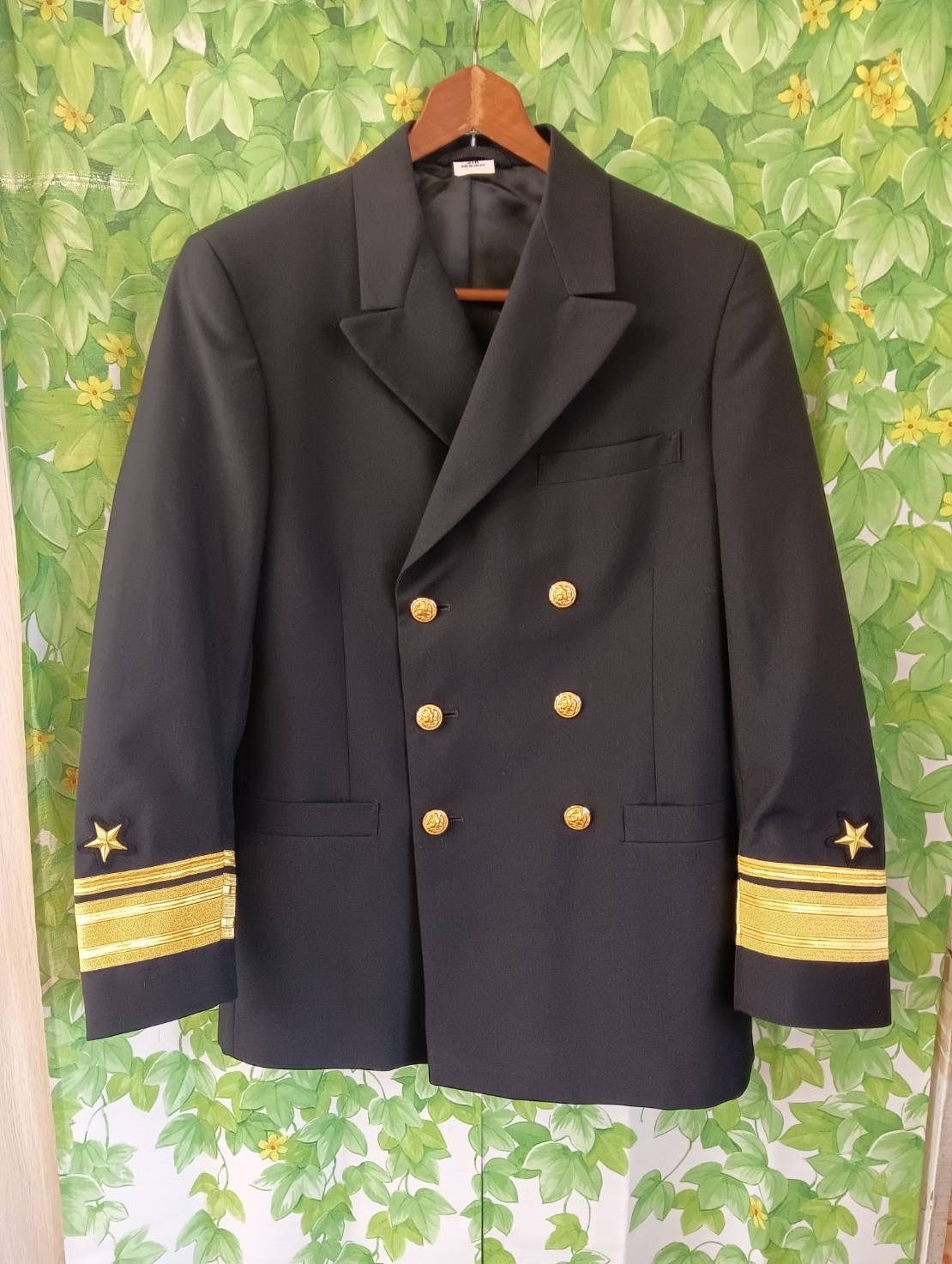 未使用保管品　海軍ミリタリージャケット　ブレザー制服ナポレオンジャケットDSCP 未使用保管品 海軍ミリタリージャケット ブレザー制服ナポレオン