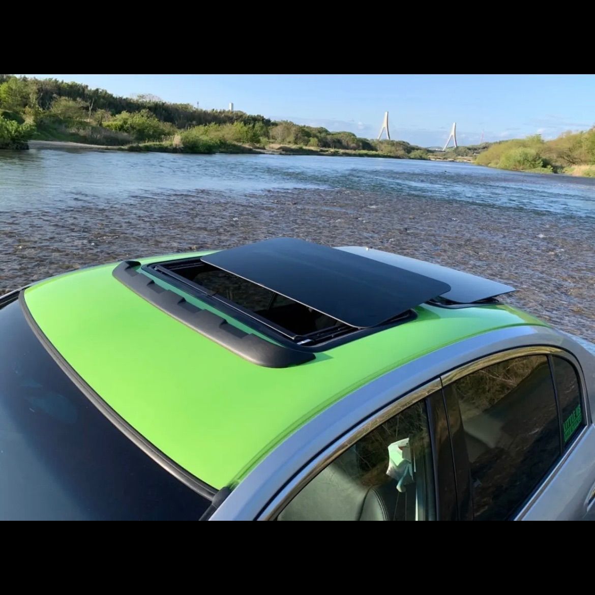 Webasto製 Hollandia 400 DeLuxe専用 デフレクター サンルーフバイザー