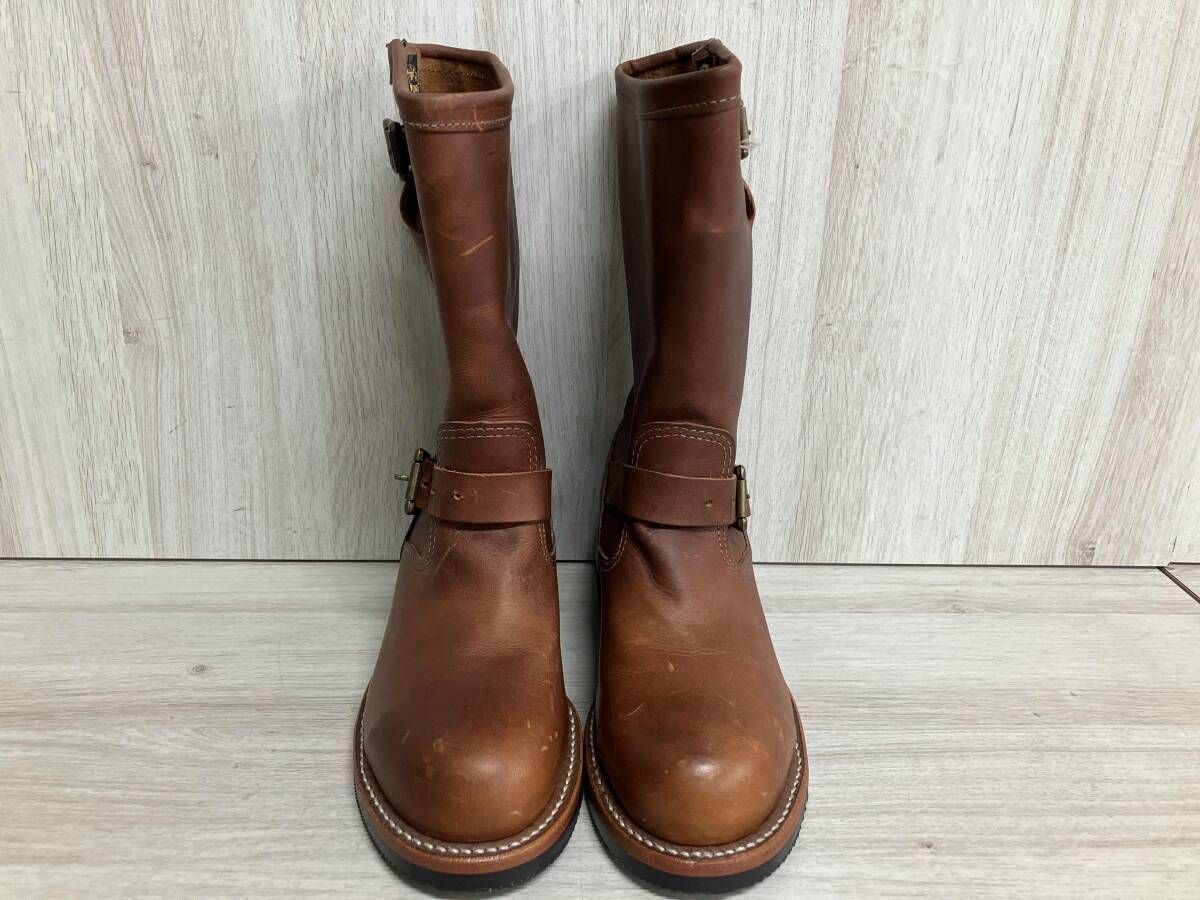 USA製 チペワ Chippewa 91066 エンジニアブーツ 5E ブラウン CHIPPEWA チペワ 91066 ENGINEER BOOTS US TANRENEGADE