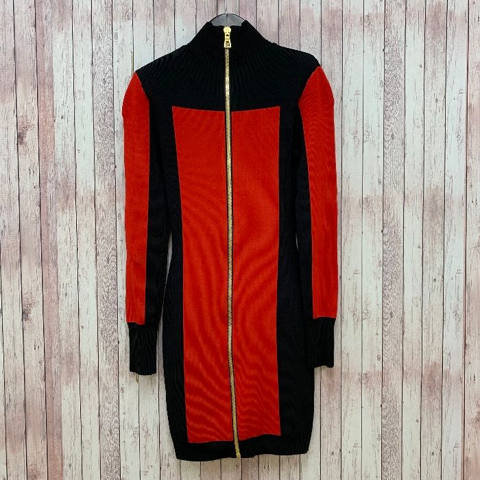 エイチ＆エム H＆M × バルマン BALMAIN コラボ ニットワンピース 長袖  