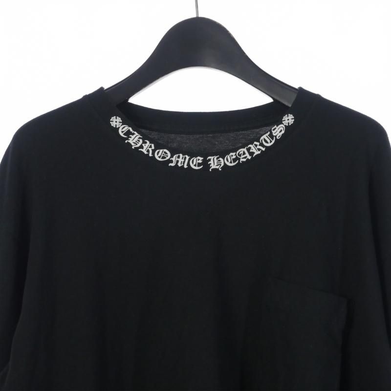 クロムハーツ CHROME HEARTS CH ネックロゴプリントTシャツ 長袖