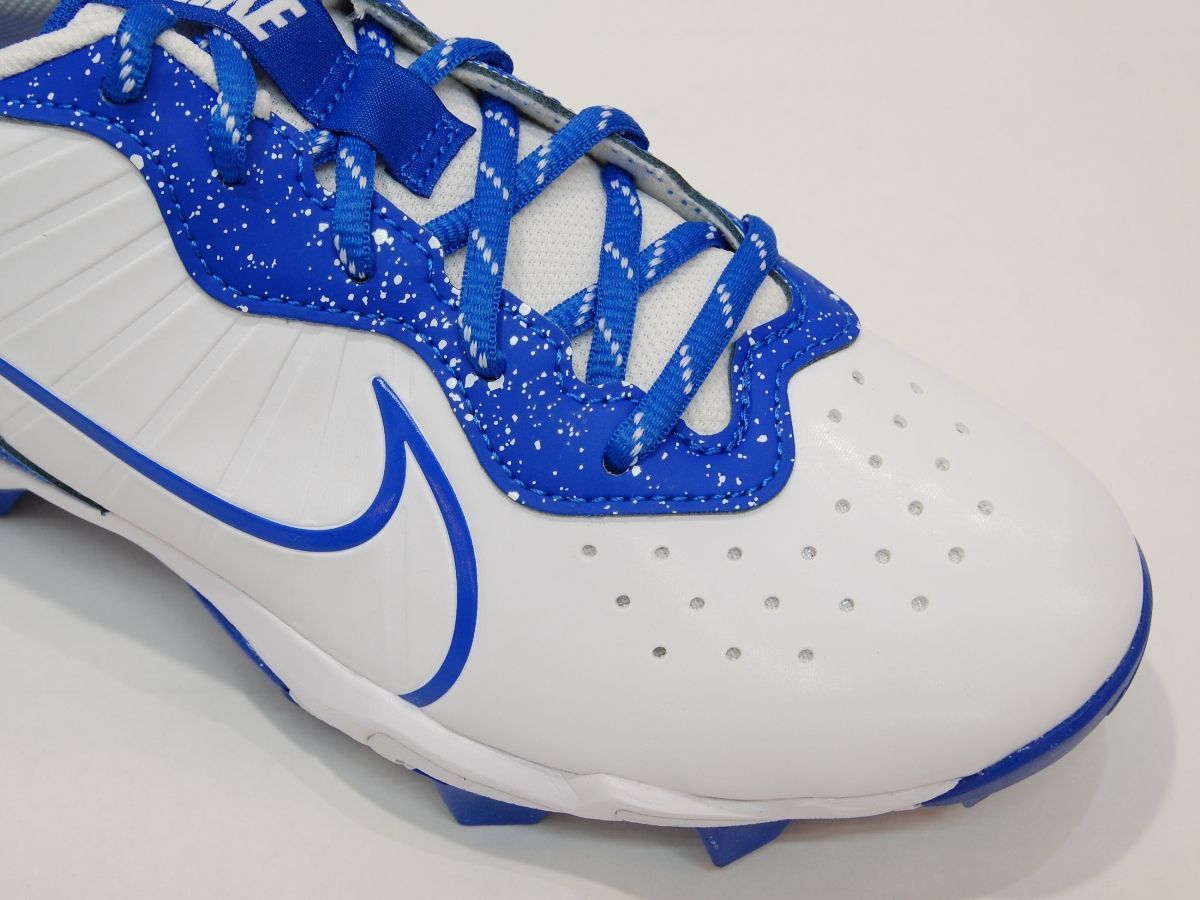 NIKE ナイキアルファファラーチェキーストーン4ベースボールスパイク NIKE Alpha Huarache 4 Keystone BG White/Hyper Royal ナイキ