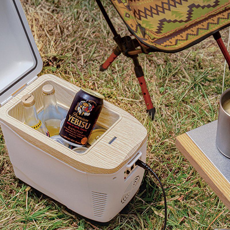 コンパクト車載冷温庫 ひえぽか 【全2色】[I0024] コンパクト車載冷温