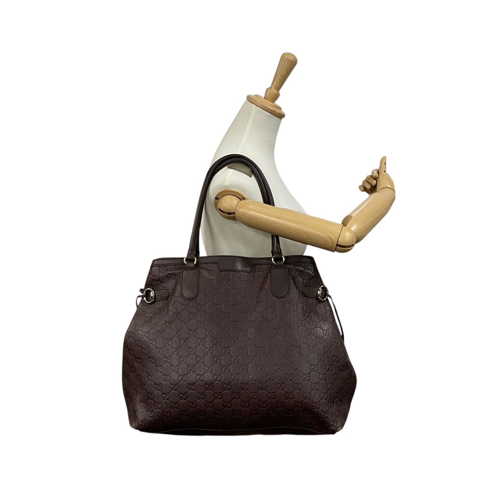 GUCCI グッチシマ トートバッグ 肩掛け可 A4収納可 232969