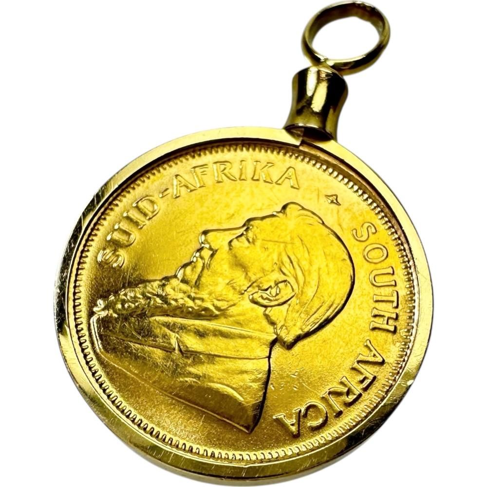 クルーガー金貨1/10oz ペンダントトップ K24ゴールド 24金（純金  