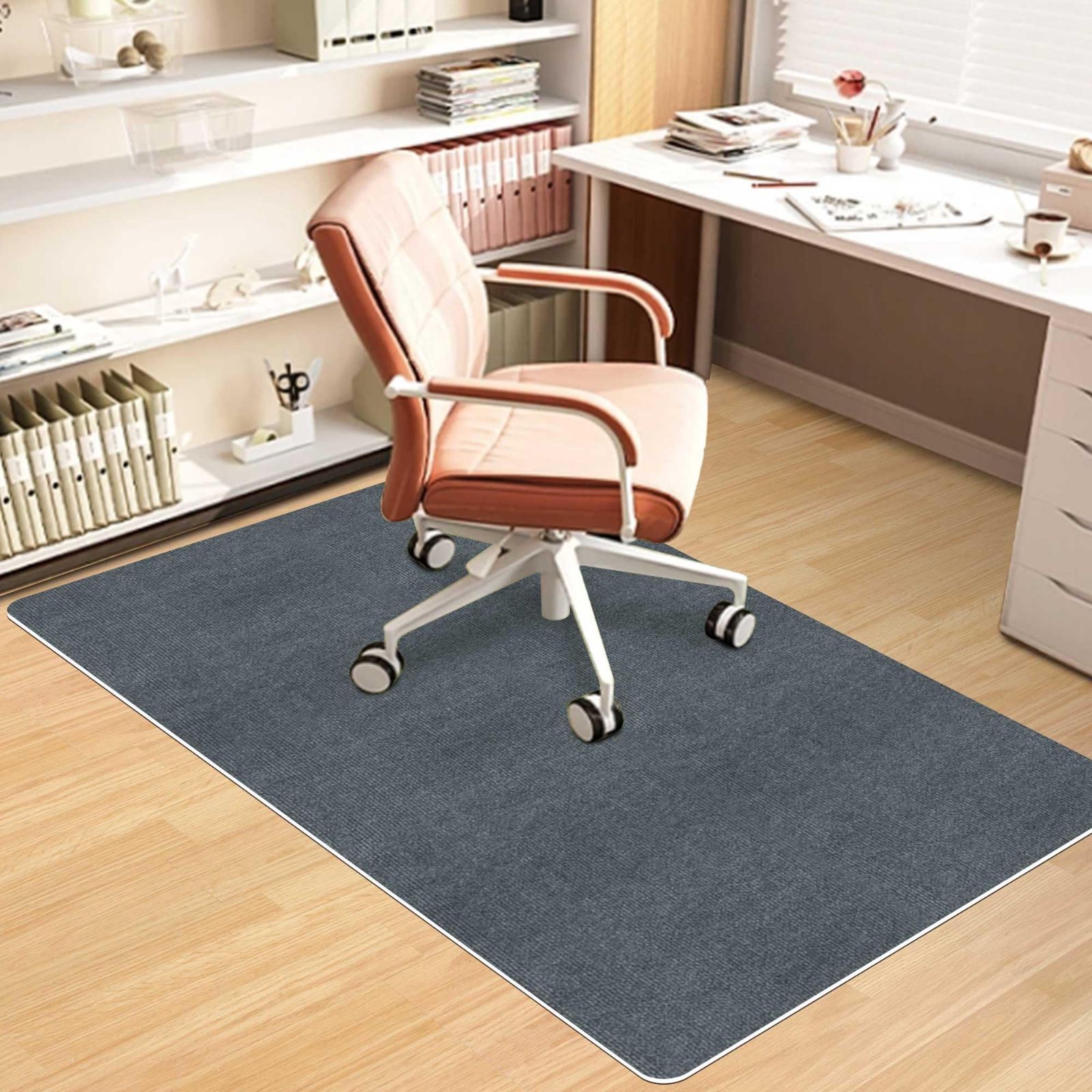 【特価商品】厚み4mm フロアマット 滑り止め TPRマット 90cm ゲーミングチェアマット 120x カーペット フロアプロテクター HDMOD チェアマット 床保護マット 静電気防止、無臭、床暖房対応セルフ