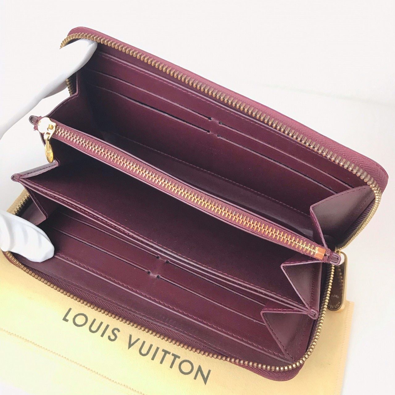 【即日発送】 正規品】ルイヴィトン☆長財布☆紫色☆モノグラム☆ヴェルニ 小物