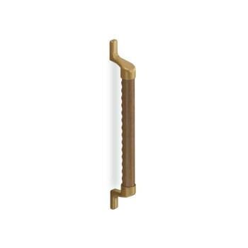 シロクマ スリムディンプル手すり AG|Mオーク BR-596 400mm