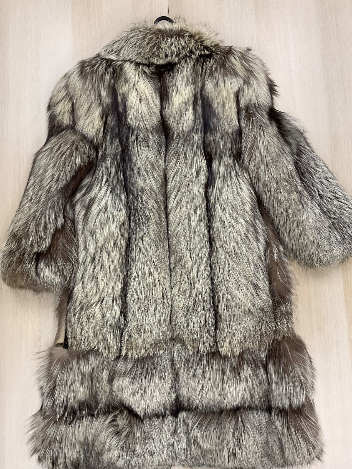 タカシ SAGA FOX ROYAL フォックスファー ロングコート「たかしのお花畑