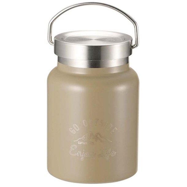 キャプテンスタッグ captainstag HDフードポット400(カーキ) アウトドアグッズ (ue3442)、選択