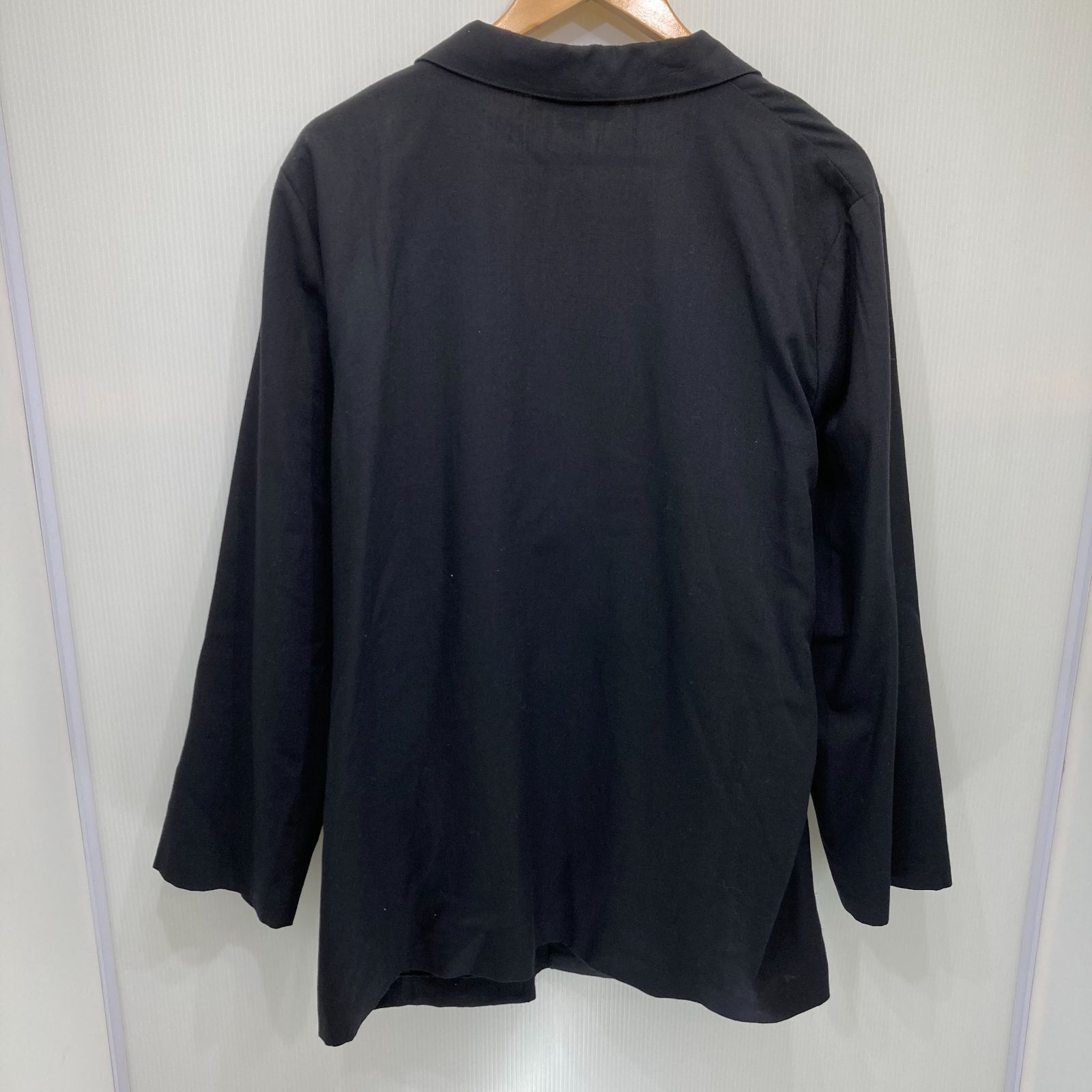SAG HARBOR 黒色ジャケット 18W 90s SAG HARBOR 黒 ブラック ウール テーラード ジャケット
