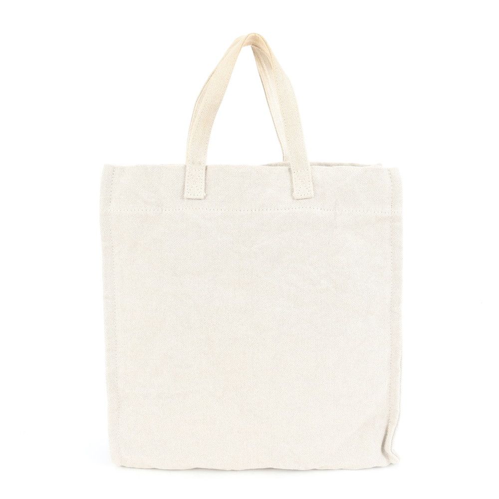 美品 アニエスベー ベージュ キャンバス トート バッグ 肩掛け 
