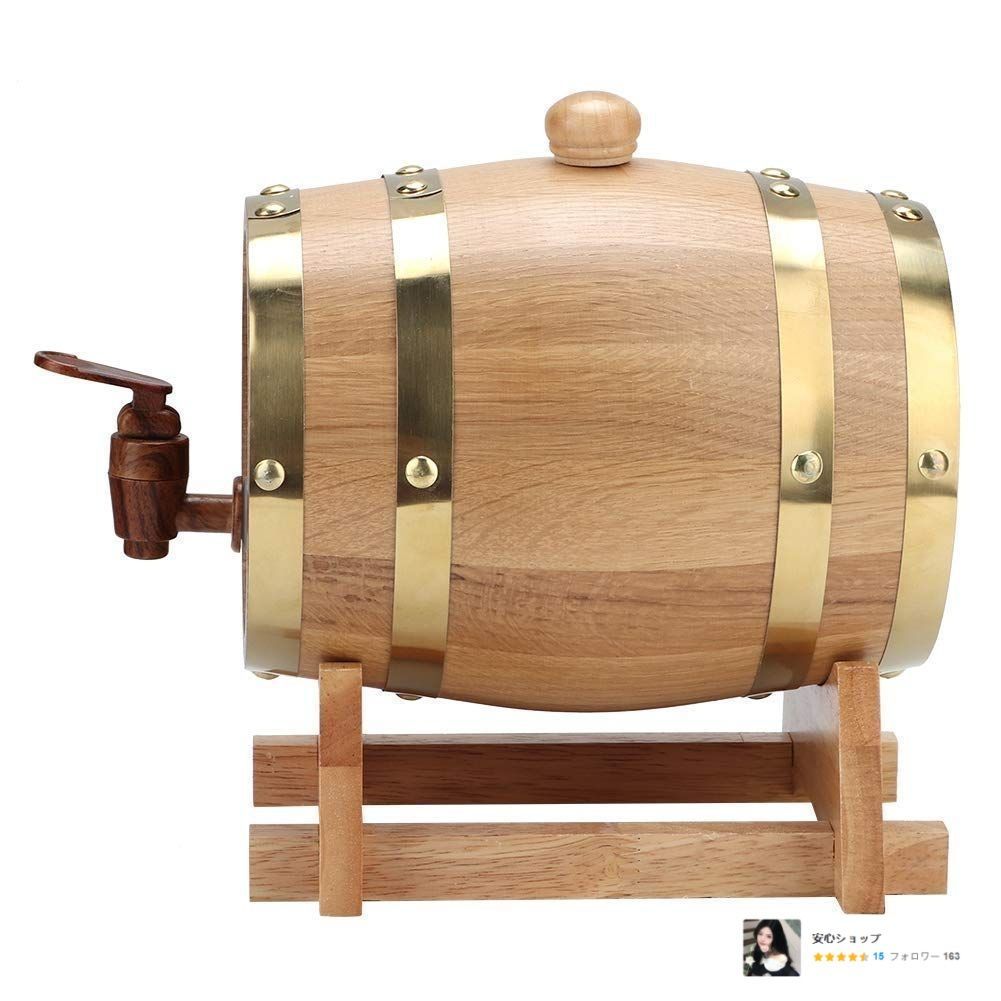 1.5L木樽オークオーク樽木製ワイン樽ミニビール樽ビールサーバー樽