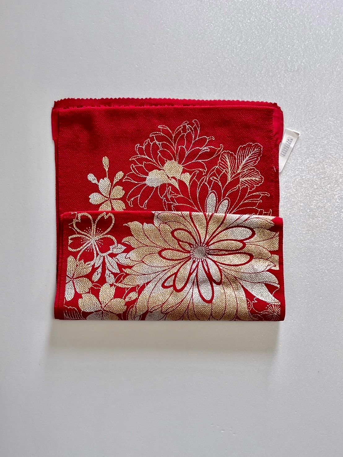 【落款入り】美品 高級 赤振袖 花柄 成人式　帯小物一式　おしどり　きもの美樂 落款入り】美品 高級 赤振袖 花柄 成人式 帯小物一式 おしどり