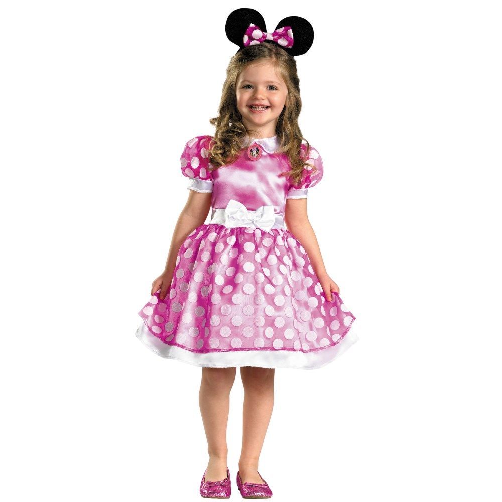 ミニーマウス ピンク 衣装 コスチューム M 子供女性用 コスプレ PINK MINNIE MOUSE CLASS