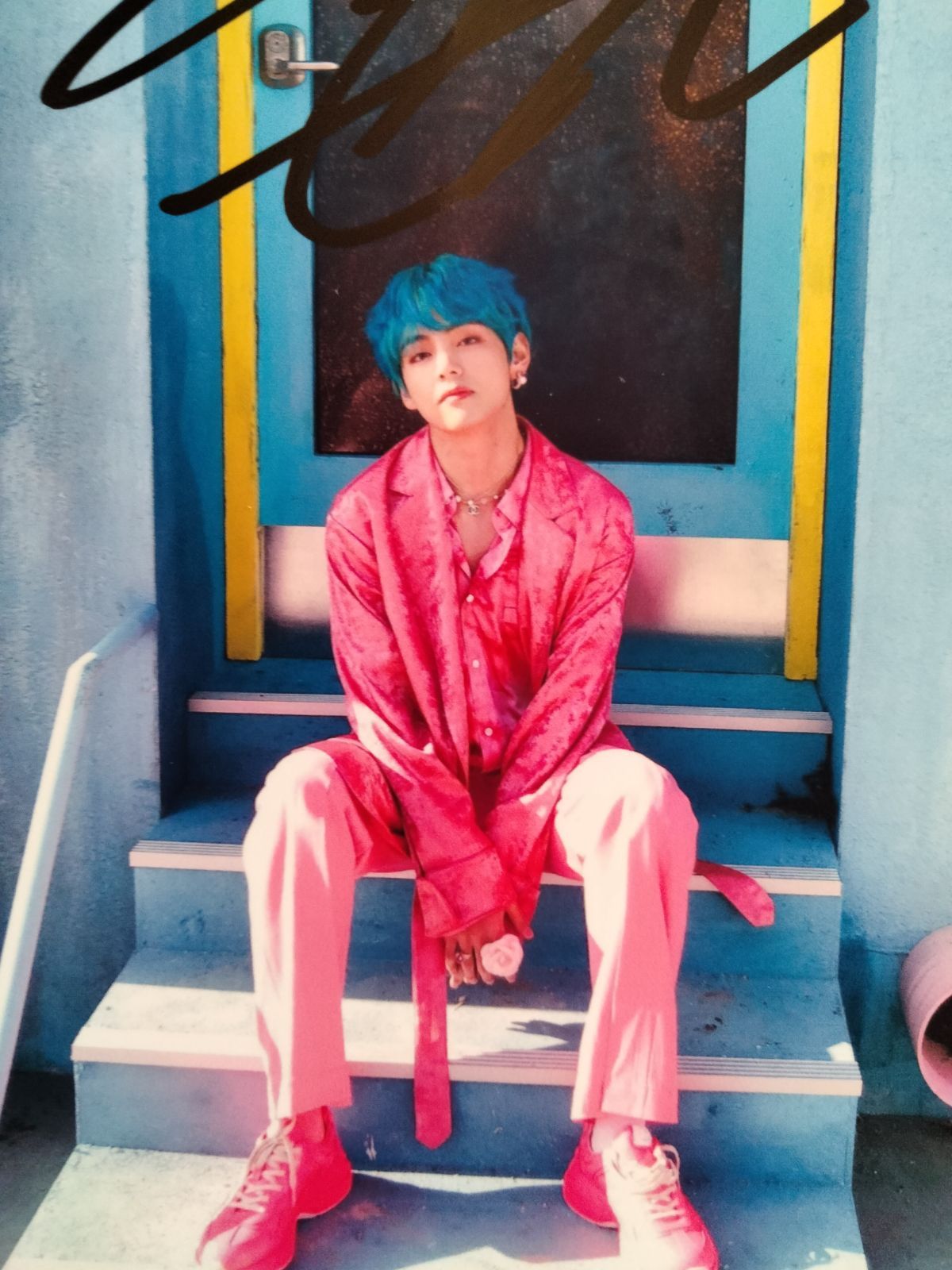 V直筆サイン入り2Lサイズ写真…BTS…防弾少年団28