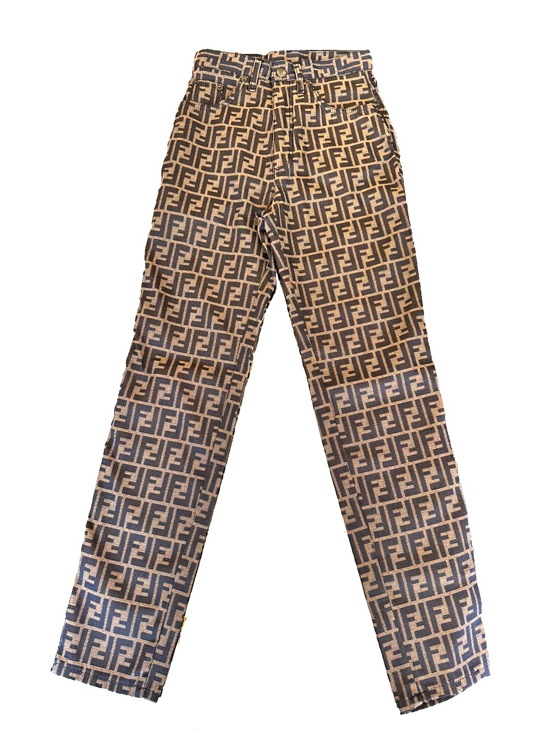 Aランク】【FENDI フェンディ パンツ ボトムス ズッカ ズッカ柄 ☆正規  