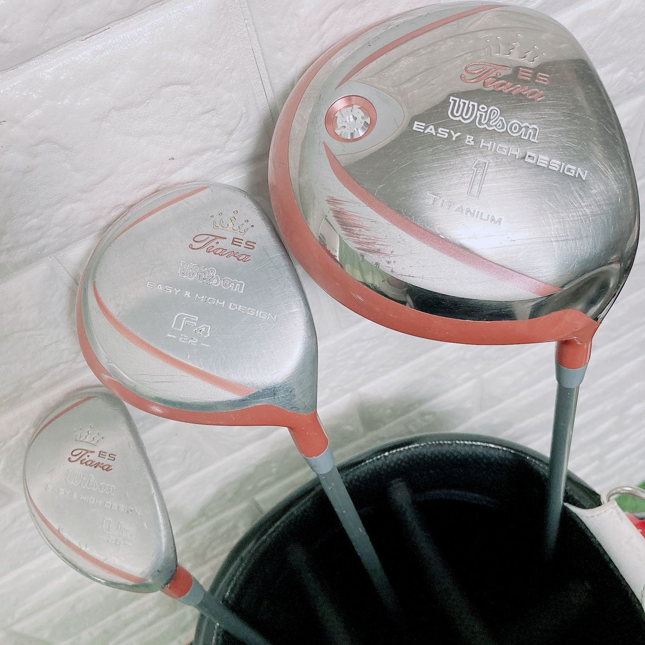 レディース ゴルフクラブセットWilson TEARA 7本 ハーフセット 軽量 カーボンシャフト フレックスL