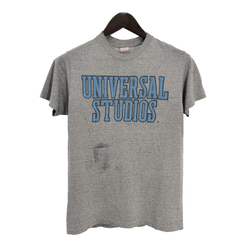 80年代 Collegiate Pacific ユニバーサル スタジオ UNIVERSAL STUDIO Ｔシャツ グレー メンズ M 古着 U0955