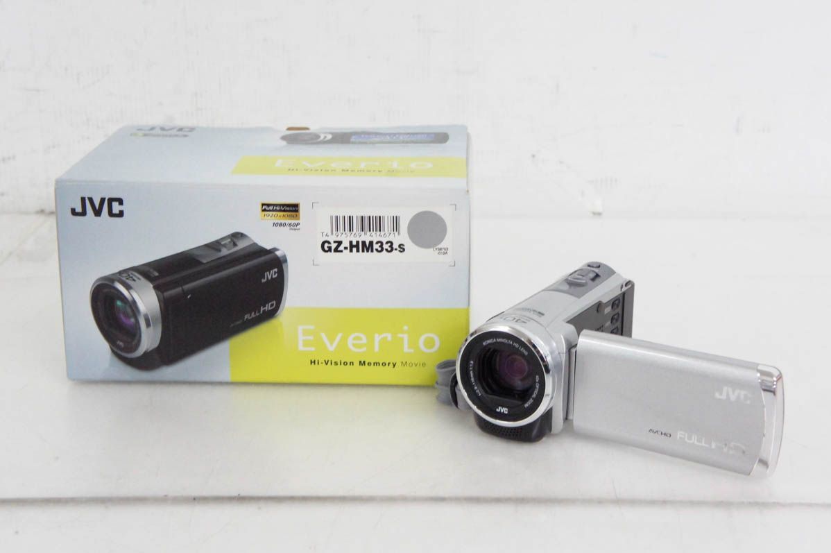 JVC Victorビクター ハイビジョンデジタルビデオカメラ Everio エブリオ GZ-HM33