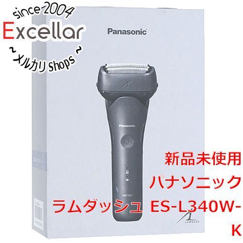 bn 3 訳あり 箱きず やぶれ Panasonic ラムダッシュ 3枚刃 ES-L340W-K 黒