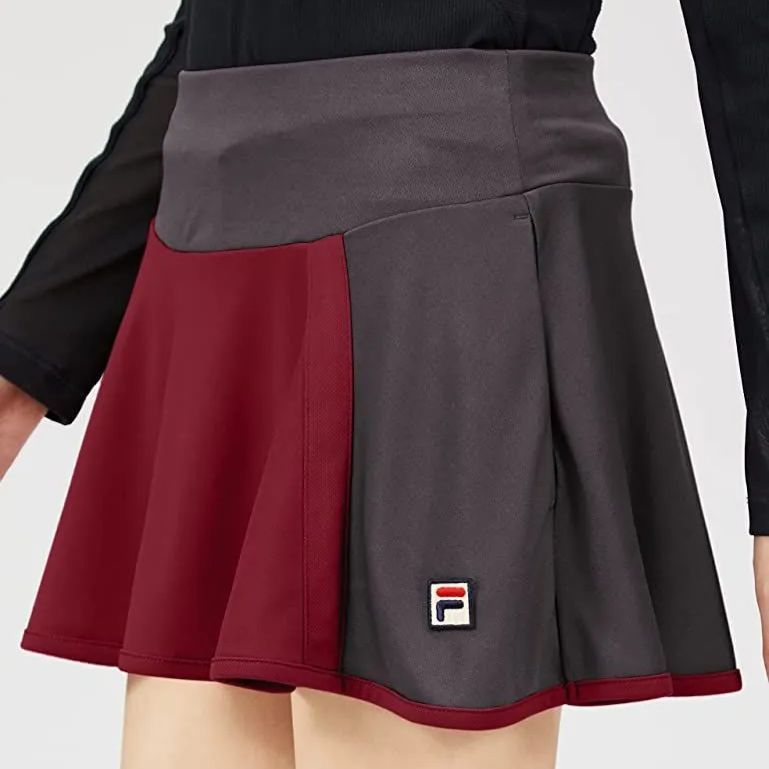 FILA フィラ テニス スコート Mサイズ 新品未使用 バーガンディ - メルカリ